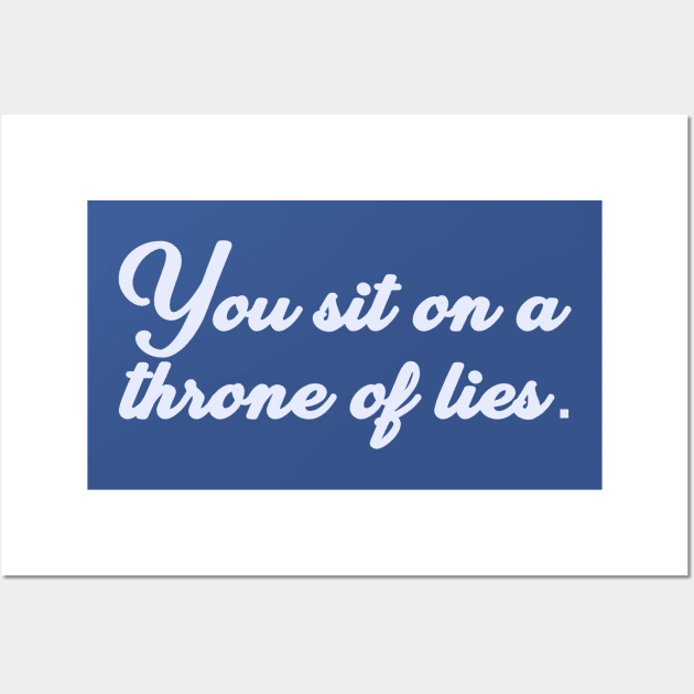 Throne of lies Wall Art by 752 Designs